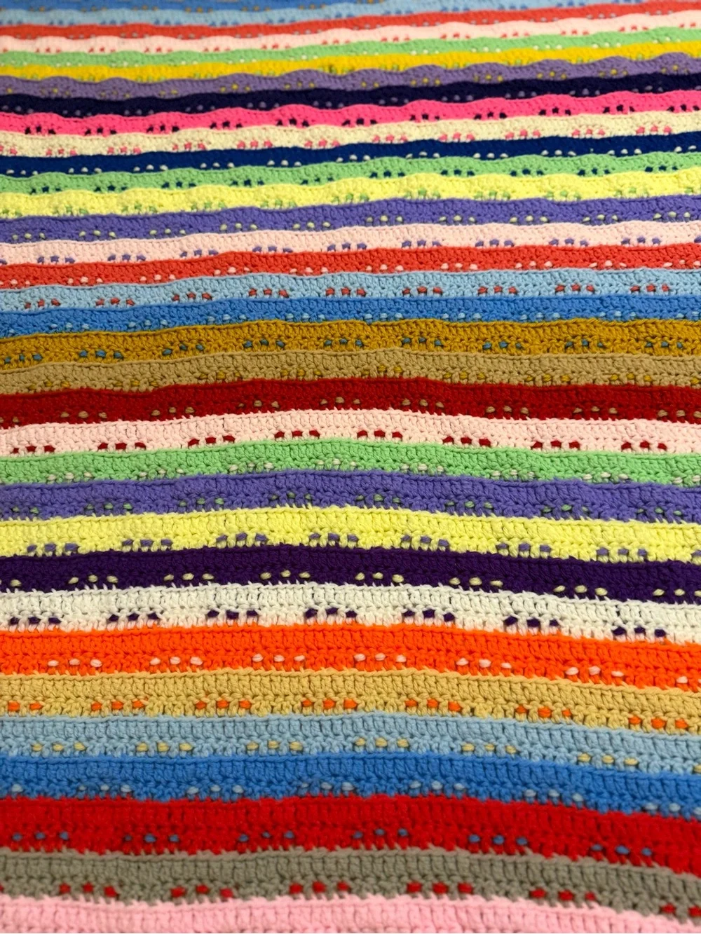 Vintage handmade afghan.
